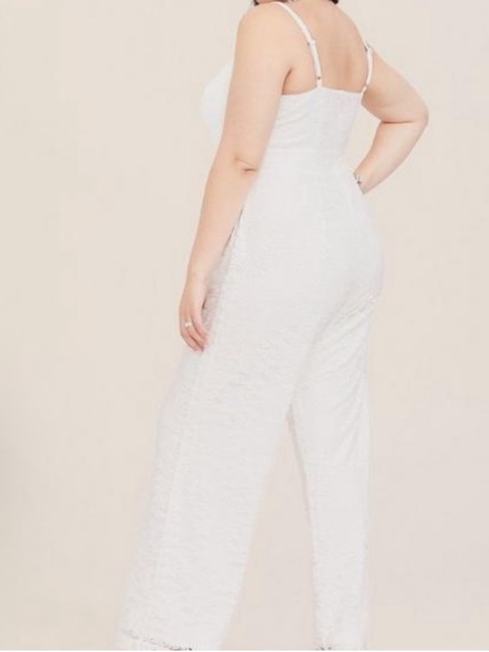 Torrid NWT Special Occasion White Lace Jumpsuit size 12 - Picture 2 of 5